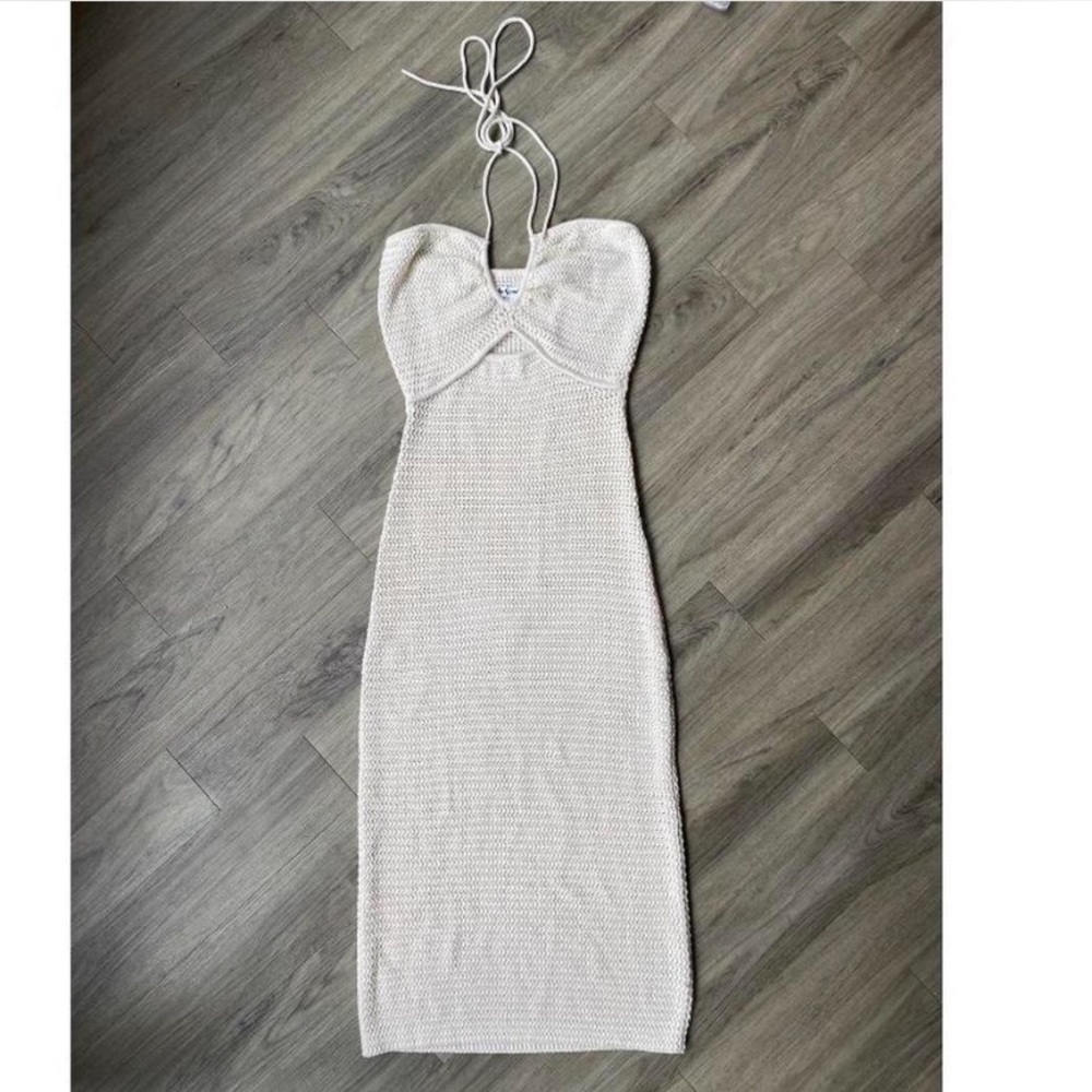 Reformation Venete Open Knit Dress